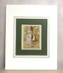 ルノワール 、【帽子の女】、希少画集画、新品高級額・額装付、状態