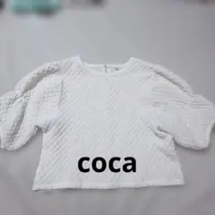 coca パフスリーブ 半袖 M ホワイトのサムネイル