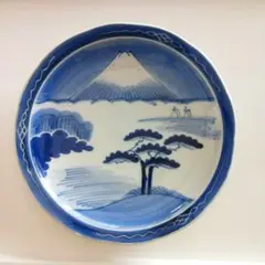 伊万里焼（有田焼）染付 山水画 大皿 飾皿 直径約30cm - メルカリ