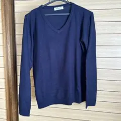 数回着用 Vネックニット 最低価格