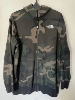 希少　THE NORTH FACE 迷彩 フルジップパーカー XLサイズ
