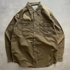 コロンビア シャツ ワーク フィッシング columbia カーキ グリーン