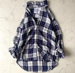 ☆希少EILEENモデル☆フランク＆アイリーン スキッパーシャツ チェック柄