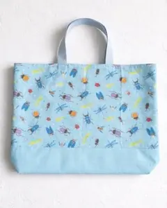 【入園入学】ハンドメイド　レッスンバッグ　昆虫柄