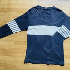 Miyake Design Studio Vネック長袖カットソー