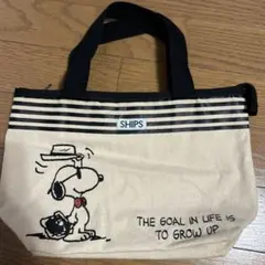 SHIPS スヌーピー トートバッグ