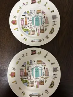 Tiffanyの皿2枚セット　ティファニーの皿２枚のサムネイル