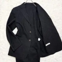 【美品】インターナショナルギャラリービームス セットアップ スーツ ウール 濃灰