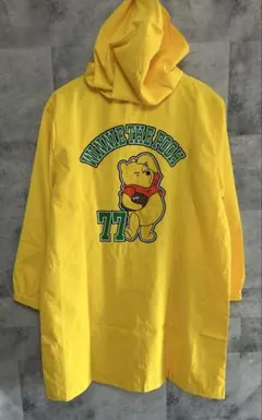 新品　タグ付　ディズニー　くまのプーさん　 レインコート カッパ 雨具 M 黄のサムネイル
