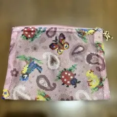 フェイラー　メッシュポーチ　M ピンク　ハイジ　ペイズリーのサムネイル
