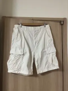【美品】UNIQLO カーゴショーツ ホワイト S