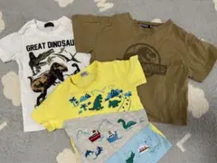 恐竜　Tシャツ　3枚セット　110cm