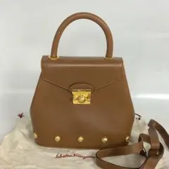 Salvatore Ferragamo フェラガモ レザー 2way ハンド