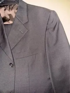 キクチタケオ TAKEO KIKUCHI スーツ 濃茶色格子柄