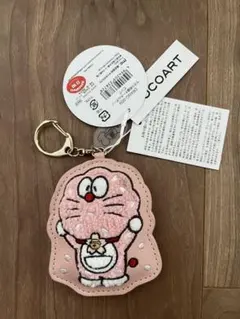 100%ドラえもんフレンズ展 サガラ刺繍キーホルダー 桜ドラえもん