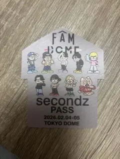 timelesz 布ステッカー 東京ドーム