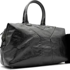 美品 イヴサンローラン リヴゴーシュ イージー ボストンバッグ Yロゴ レザー