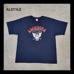 【USA製】ALSTYLE アメリカンイーグル　デカール　Tシャツ XXL