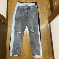 ダメージジーンズ 3枚セット
