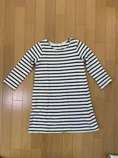無印ボーダーチュニック　サイズ140