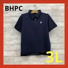 新品 BHPC ビバリーヒルズポロクラブ ポロシャツ ネイビー メンズ 3Lのサムネイル