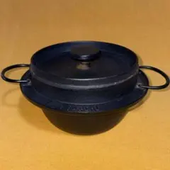 山王堂 久慈砂鉄鉄器 天ぷら鍋 26cm 南部鉄器 鉄鍋 両手鍋 - メルカリ