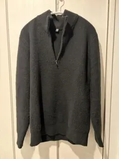 スフレヤーンハーフジップニット