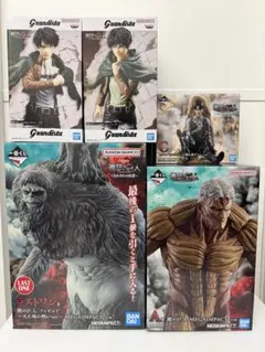 進撃の巨人 1番くじセット売り A賞B賞C賞D賞➕下位賞おまけ付 - メルカリ