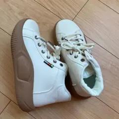 厚底スニーカー 白  ハイカットスニーカー レディース  シューズ