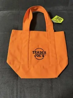 TRADER JOE'S オレンジ トートバッグ