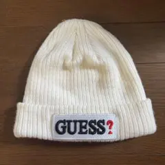 GUESS ゲス ニット帽 ビーニー ホワイトのサムネイル