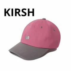 【良品】KIRSH ピンクキャップ　cotton100% フリーサイズ