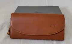 【新品】本革　長財布　キャメル