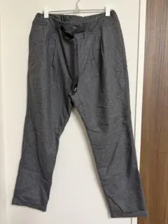 GRAMICCI グレー ジョガーパンツ Lサイズ　ウールタイプ