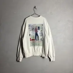 Lee オーガニックコットン カウボーイ広告 スウェット M 白 アメカジ