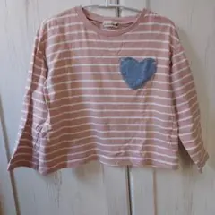 nanshes ストライプ 長袖カットソー 120