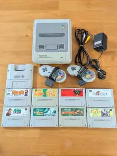 【任天堂】スーパーファミコン本体＋ソフト