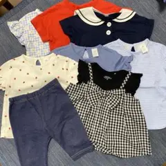 Tシャツ7種(80)＋パンツ1種(90)