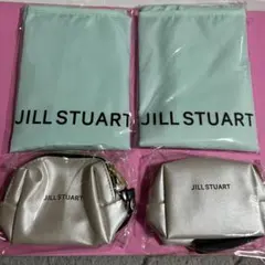 JILL STUART エコバッグ2点セット ミントグリーン＆ミニポーチのサムネイル
