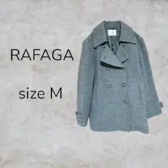RAFAGA アウター コート グレー ミドル丈 秋 冬 無地　古着