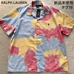 新品未使用✨ラルフローレン シアサッカー シャツ 半袖 オープンカラー 最新QRのサムネイル