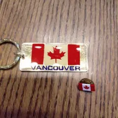バンクーバー カナダ国旗 キーホルダー