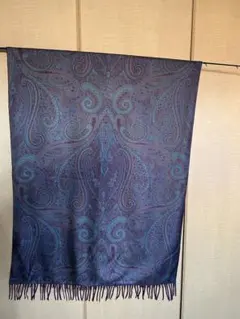 【新品 箱付】ETRO スカーフ 130×130 ペイズリー ウール シルク 新品 箱付】ETRO スカーフ 130×130 ペイズリー ウール シルク