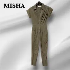 S〜M相当【MISHA】オールインワン カーキ レディース