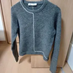ZARA グレー セーター Sサイズ