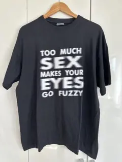 激レア◎90s motion logo T-shirt モーションロゴ 黒 エロのサムネイル