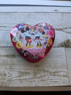 ミッキー ミニー ハート型缶