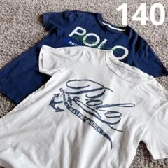 140 ラルフローレン Tシャツ 2枚セット