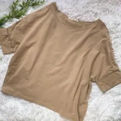 美品ナチュラルビューティーベーシック Tシャツ　カットソー　M オーバーサイズ★