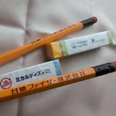 製薬会社非売品 Tombow 2558 鉛筆 2本 消しゴム 2個 ノベルティのサムネイル